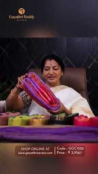 Pure Gadwal Cotton SAREES | #GayathriReddy |