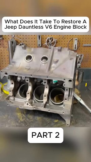 What Does It Take To Restore A Jeep Dauntless V6 Engine Block | Enginebuildcar1