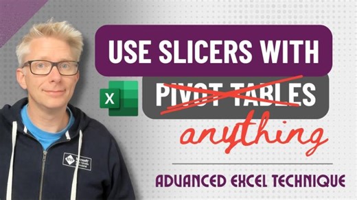How to use Slicers with Disconnected Tables in Excel | Mark Proctor posted on the topic | LinkedIn