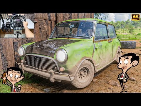 Rebuilding Mr Bean Mini Cooper S | Forza Horizon 5 | Steering Wheel gameplay