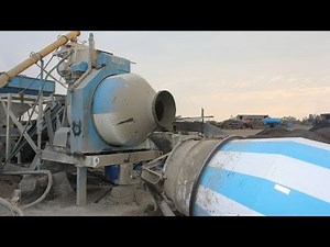 Mobile concrete batch mixing plant video by Atlas Equipments