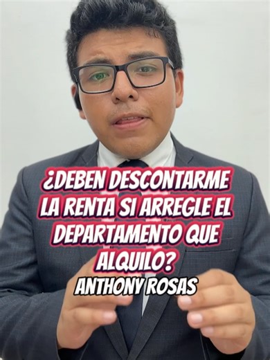 ¿Deben descontarme la renta si arreglé el departamento que alquilo? @russo.rosas te lo explica 📌Curso intensivo de preparación para el examen de postulantes a notarios 🗓️ Inicio: 13 de marzo de 2026 📚 Hasta el 11 de marzo: ¡recibe 1 libro GRATIS! 📝 Escribe la palabra “info” en los comentarios y te contactaremos #LPpasionporelderecho #Abogados #LegalTok #online #curso #DerechoNotarial #notarios #Notaria #funciónnotarial #beneficios #EstudiantesDeDerecho #peru
