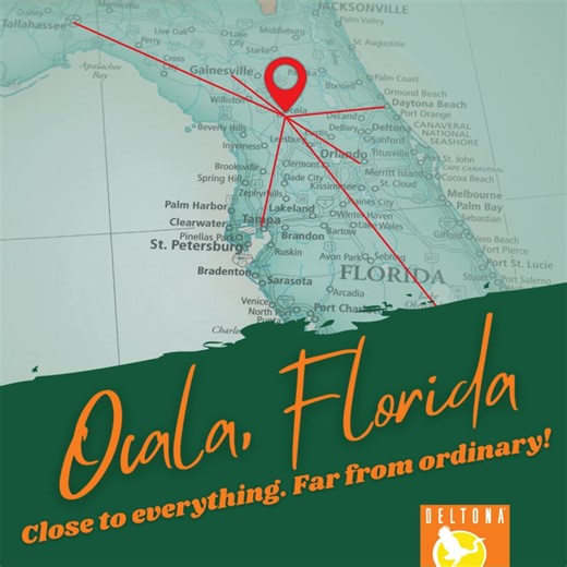 🌍 Explore Ocala, Florida like a local! Dive into our new blog post that offers detailed maps and insight into Ocala & the surrounding region. Whether you want to see how close you'll be to beaches, theme parks, or nature escapes — we’ve got you covered. 🗺️ ✅ Check it out here and start planning your ideal Florida lifestyle: https://heyor.ca/VH2IDN Thinking of making Ocala home? Let’s chat! 📞 352-307-8100 | Homes By Deltona