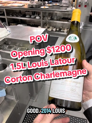 Opening $1200 1.5L Louis Latour Corton-Charlemagne (2014)