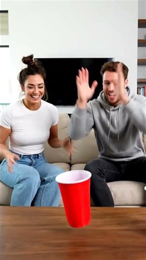 Epic Red Cup Trick Shots From Our Couch!