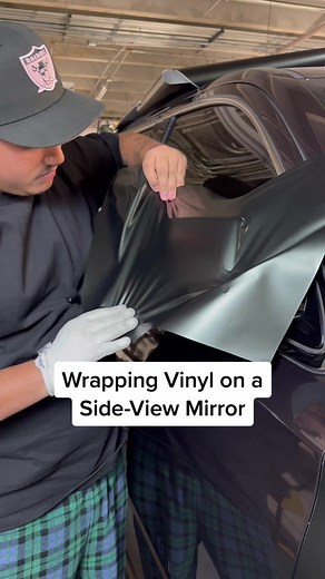How To Do a Vinyl Wrap Install on Side-View Mirrors. #vinylwrap #vinylwraps #carwrap #carwraps #cars #howto #stepbystep #processvideo #asmr #asmrsounds #asmrvideo #auravinylwrap #auravinyl #sideviewmirror #carmirror #wrap
