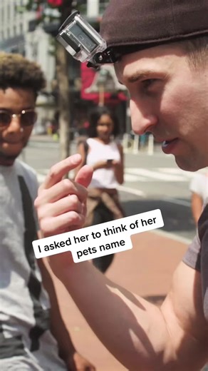 Strapped a gopro to my head and started reading people’s minds... #magic #magician #mentalist #