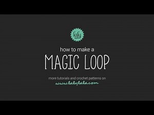 how to make a magic loop in crochet / lalylala crochet tutorials