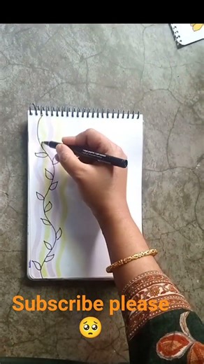 Border Design Project File. #shorts #art #youtubeshorts