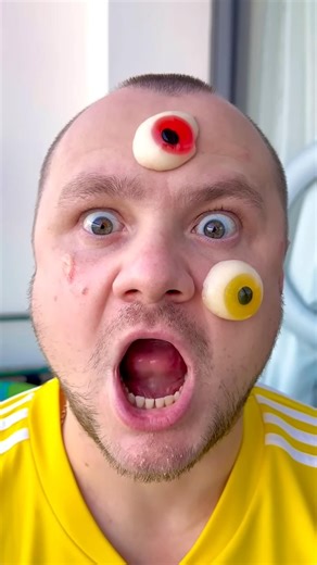 What ah oh wigiguvuvth jelly eyball #funny #comedy #fun3302😍🍤🤯🍩Q