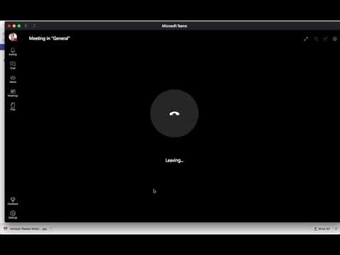 Starting a Video Call in Microsoft Teams