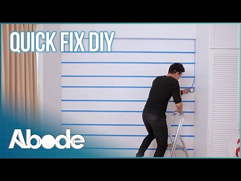 Paint Perfect Horizontal Stripes! | Quick DIY Tips