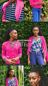 Brand friend Venita Aspen shares her style picks for fall! Shop her fave everyday dress & more colorful, coveted looks. | Lilly Pulitzer