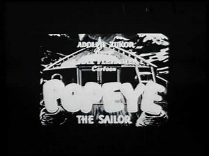 Original VHS Opening & Closing: Popeye (1980) - 1989 Reissue (UK Retail Tape)