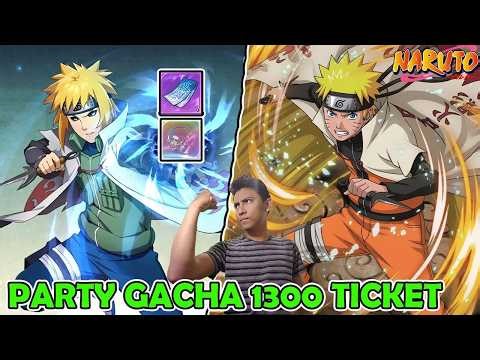 NEW EVENT DAN PARTY GACHA TICKET ELEMENTAL 1300X! UPGRADE TEAM NARUTO - SAGE PATH CONVERGENCE