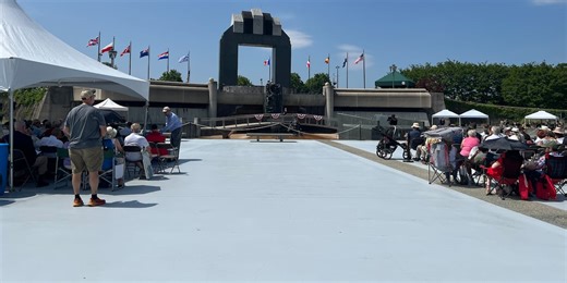 Commemoration ceremony in Bedford honors sacrifices on D-Day