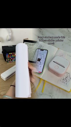 Inkless portable printer for studentsIt is so easy to print any images