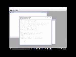 Random Forest Overview and Demo in R
