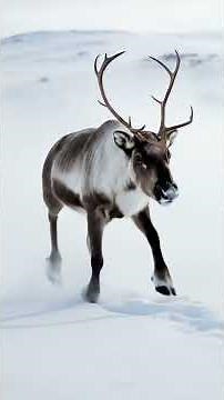 “Arctic Reindeer Migration | Stunning Winter Wildlife & Northern Lights