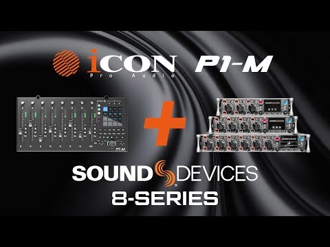 Control your Sound Devices 8-Series Recorder with the iCON P1-M | Full Setup Guide