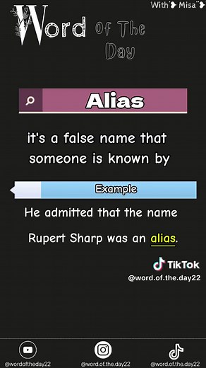 What is an Alias? Meaning and Examples