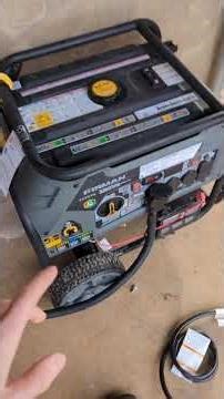 How to Start a Firman Generator (Costco) | Winter Storm Preparation