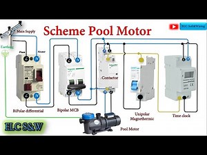 How to wire rail timer to a pool pump Motor| Wiring Diagram