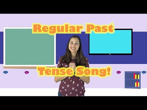 Regular Past Tense Verbs Song | Songs for Speech Therapy and ELD