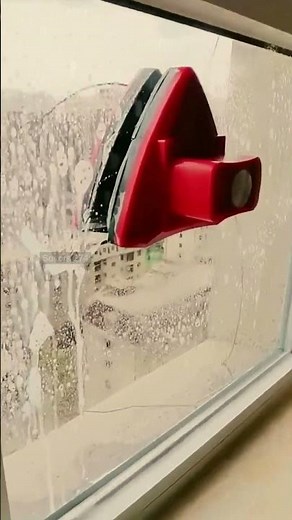 🍎Double Side Magnetic Window Cleaner | Clean High Windows Safely from Inside #3339 ‪@sovorsgadget‬