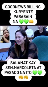 4.6K views · 265 reactions | Pasado na Ang pinangako ni sen. MARCOLETA na pababain Ang Kuryente  #viralvideoシ #SenateHearing #SenateBlueRibbonCommittee | Analyn Rone Mahilum | Facebook