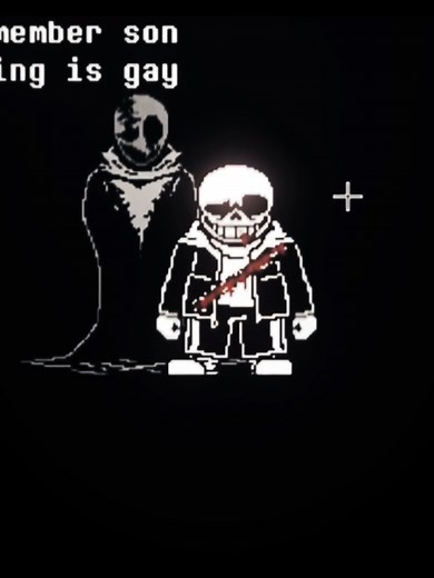 Edit de Bad Time Funk con Sans y Gaster de Undertale