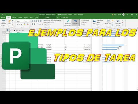 TIPOS DE TAREA EN PROJECT EJEMPLOS