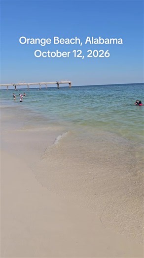 Orange Beach, Alabama 10-12-26 86 degrees this afternoon with a feels like temp of 90. Yellow beach warning flags! It's the perfect time to plan a visit to the Alabama Gulf Coast. #orangebeach #alabamabeaches #orangebeachalabama #gulfcoast #alabamagulfcoast