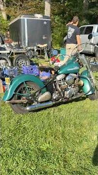Antique Motorcycle Club of America Colonial Chapter AMCA swap meet Vintage Harley Davidson bike show