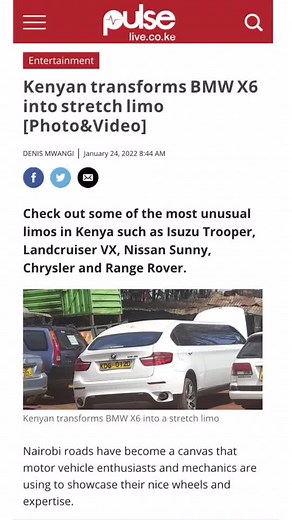 Unique Car Transformations: Unusual Limos in Kenya