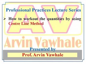How to workout the Quantities by Centre Line Method