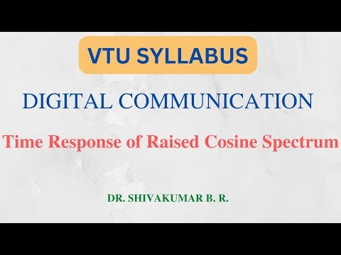 25. Time Response of Raised Cosine Spectrum