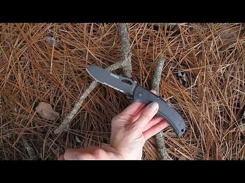 Gerber EZ-Out DPSF Knife - S30V Black Blade 22-01648G/22-01648 - video demo