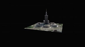 Palace of Culture and Science - 3D model by chrispulawski