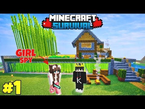 Girl Gamer Destroy My Base 100 Days Survival Series #minecraft #survivalseries