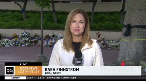 Car explodes into flames after crashing off 105 Freeway in South LA