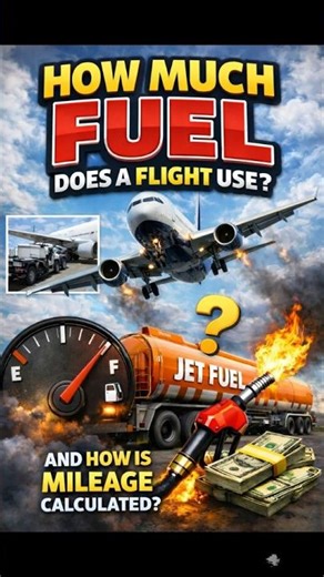 How Much Fuel Does a Plane Use? 🤯 Real Facts!