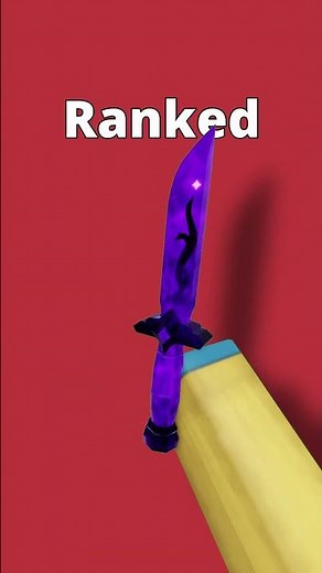 Dark Matter Wrap On All Knife Skins In Roblox Rivals!