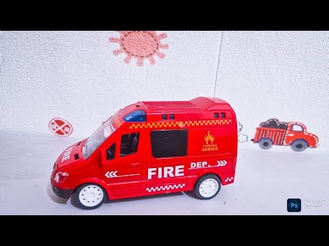 Satisfying With Unboxing Fire Truck Series Toys, Fire Rescue Truck | ASMR Unboxing Toy
