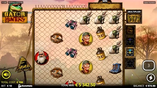 Gator Hunters - Multiplier Big Win