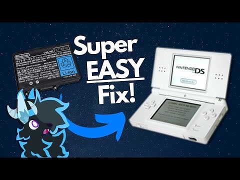How to EASILY Replace a DS Lite battery!