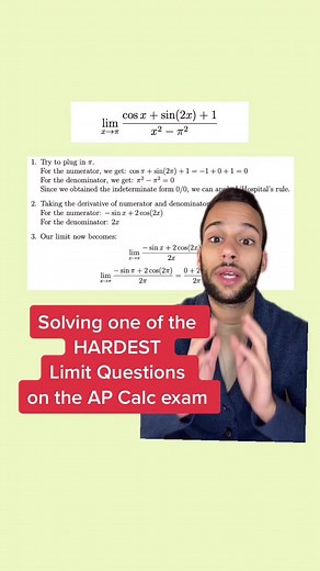 Solving a Hard Limit Question in AP Calculus