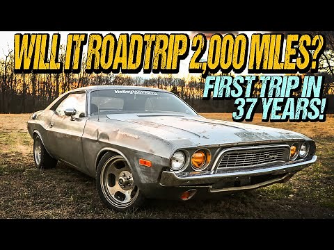 ABANDONED Dodge Challenger: Will It Survive 2,000 Miles After Sitting 37 Years?