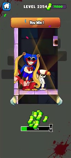 Huggy Wuggy Pin Challenge 😱 | Poppy Playtime Chapter 2 Horror Shorts | Don’t Blink!@uk7gaming