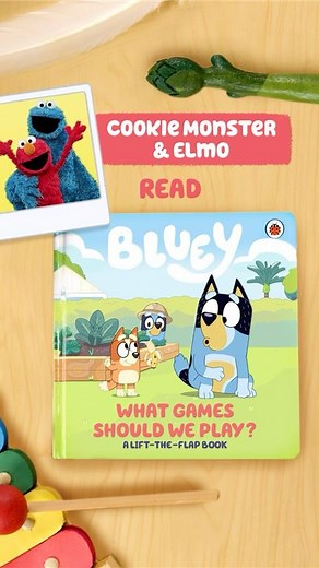Bluey on Instagram: "From the sunny skies of Brisbane to the sunny days of @sesamestreet ☀️📚 The first episode of Bluey Book Reads' second series sees Elmo and Cookie Monster learn all about Bluey and Bingo's favourite games! Available to watch now on YouTube and Bluey.TV"